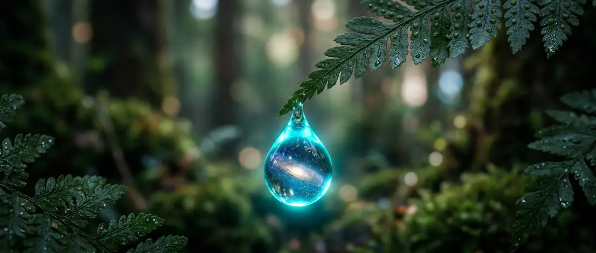 Glowing Forest Background